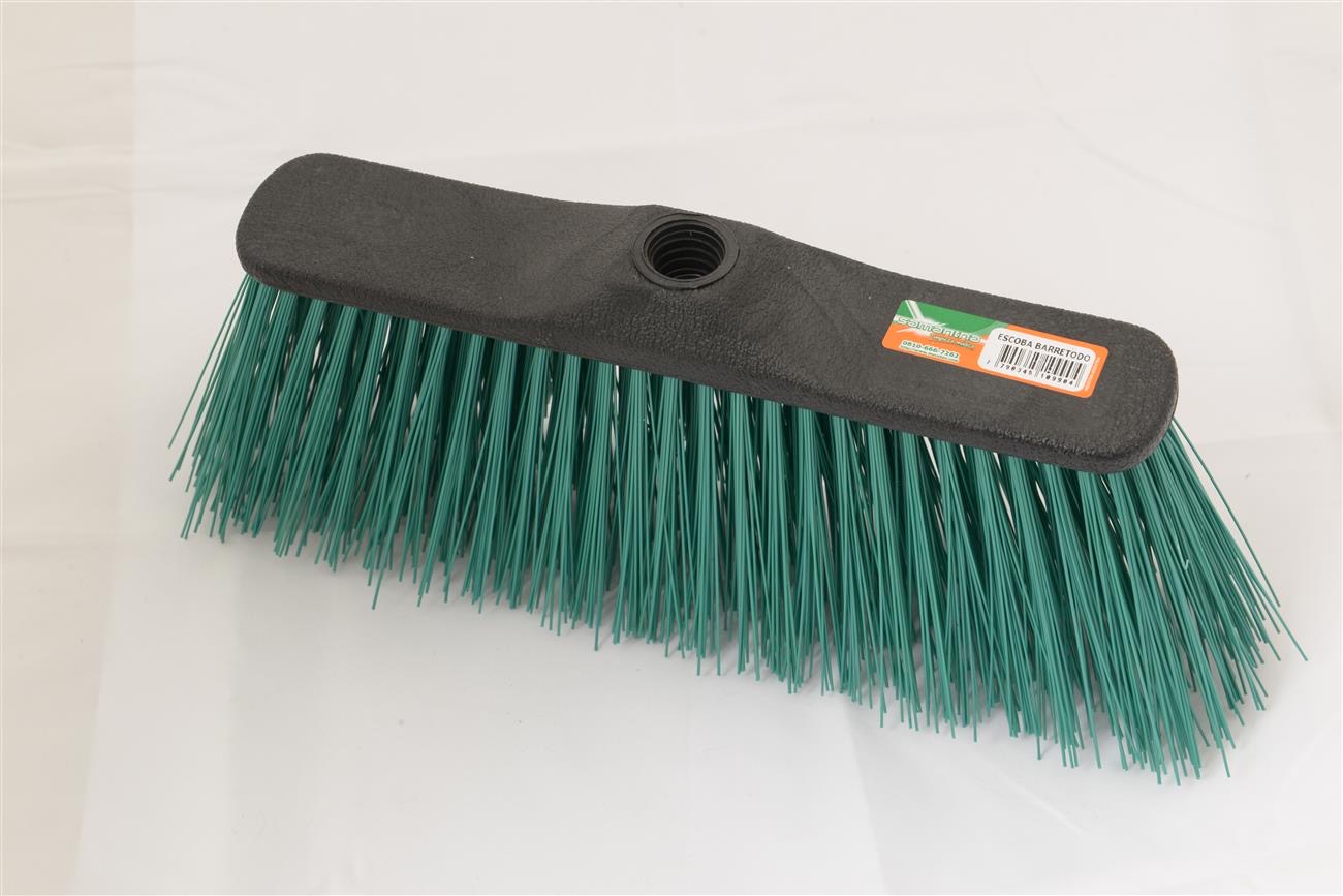 Escoba profesional verde
